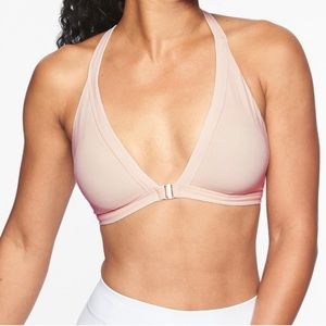 Athleta Powervita Front Close Plunge Sportsbra